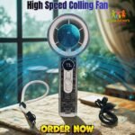 High Speed Ice Colling Portable Fan (Model: X05) - Image 2